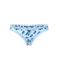 Magic Silk Sweet Treats Crotchless Boy Short With Lube Blueberry Queen Size