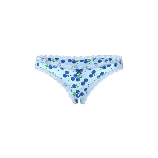 Magic Silk Sweet Treats Crotchless Boy Short With Lube Blueberry Queen Size - Image 3
