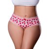 Magic Silk Sweet Treats Crotchless Boy Short With Lube Strawberry Queen Size