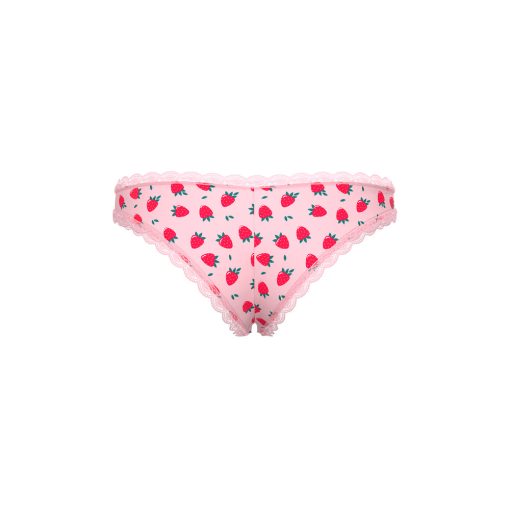 Magic Silk Sweet Treats Crotchless Boy Short With Lube Strawberry Queen Size - Image 5