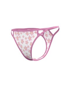 Magic Silk Daisy Dress & Tanga Set Daisy Print S/M