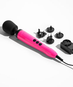 Doxy Die Cast Wand Vibrator Hot Pink
