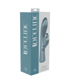 Loveline La Perla I – Dual Motor Silicone Rabbit Vibrator (Blue)