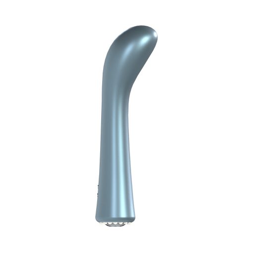 Loveline La Perla Iii Rechargeable Silicone G-Spot Vibrator Blue - Image 2