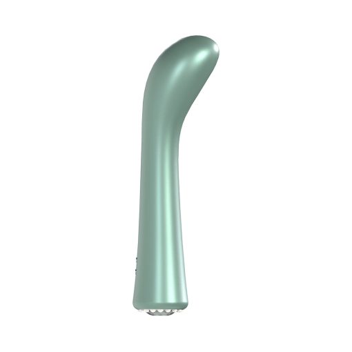 Loveline La Perla Iii Rechargeable Silicone G-Spot Vibrator Green - Image 3