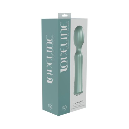 Loveline La Perla Iv Rechargeable Silicone Wand Green