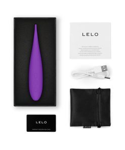 Lelo Dot Travel Clitoral Pinpoint Vibrator Purple