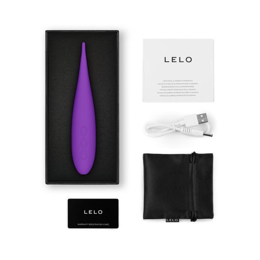 Lelo Dot Travel Clitoral Pinpoint Vibrator Purple - Image 4