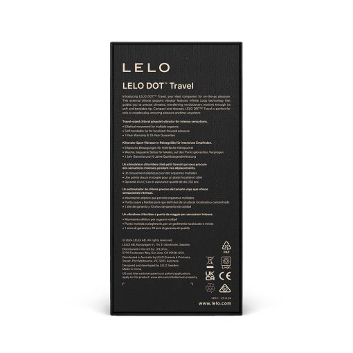 Lelo Dot Travel Clitoral Pinpoint Vibrator Purple - Image 5