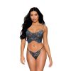 Dreamgirl Lace Bustier And G-String Twilight L