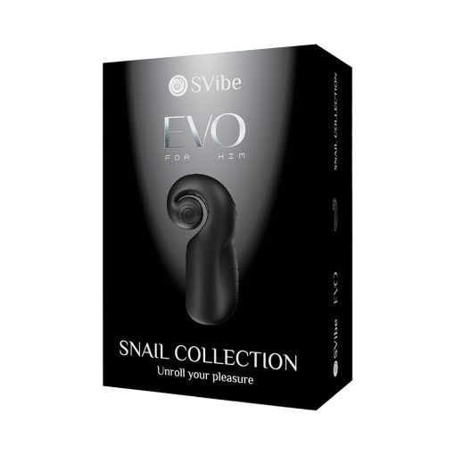Snail Vibe Svibe Evo Rechargeable Masturbator Black