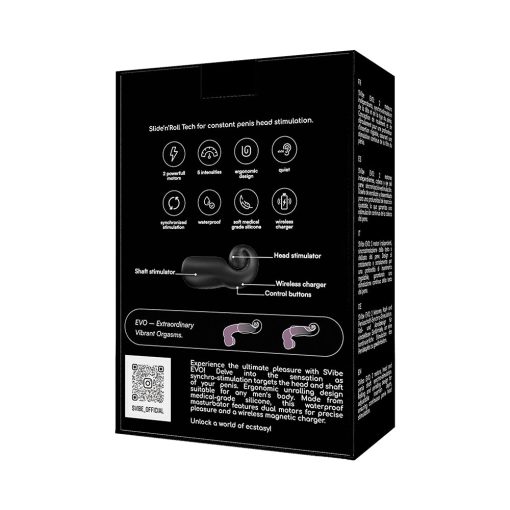 Snail Vibe Svibe Evo Rechargeable Masturbator Black - Image 10