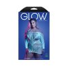 Fantasy Lingerie Glow Ascension Glow-In-The-Dark Seamless Long Sleeve Dress Queen Size