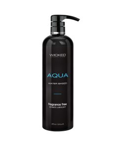 Wicked Aqua Water-Based Lubricant 16 Oz.