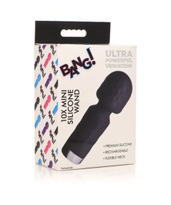 Bang! 10X Mini Silicone Wand Black