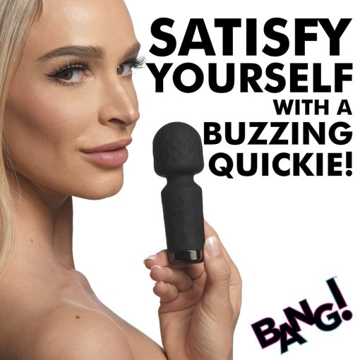 Bang! 10X Mini Silicone Wand Black - Image 11