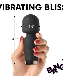 Bang! 10X Mini Silicone Wand Black