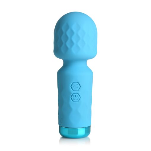 Bang! 10X Mini Silicone Wand Blue - Image 2