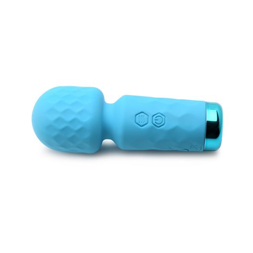 Bang! 10X Mini Silicone Wand Blue - Image 4
