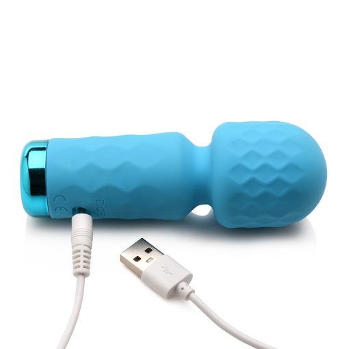 Bang! 10X Mini Silicone Wand Blue - Image 8