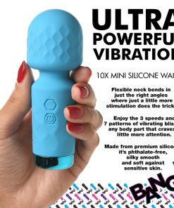 Bang! 10X Mini Silicone Wand Blue