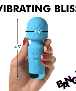 Bang! 10X Mini Silicone Wand Blue