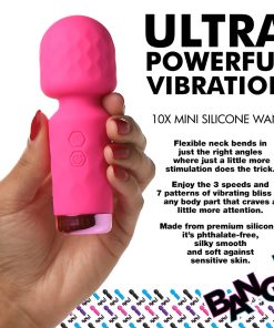 Bang! 10X Mini Silicone Wand Pink