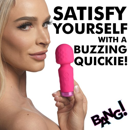 Bang! 10X Mini Silicone Wand Pink - Image 11