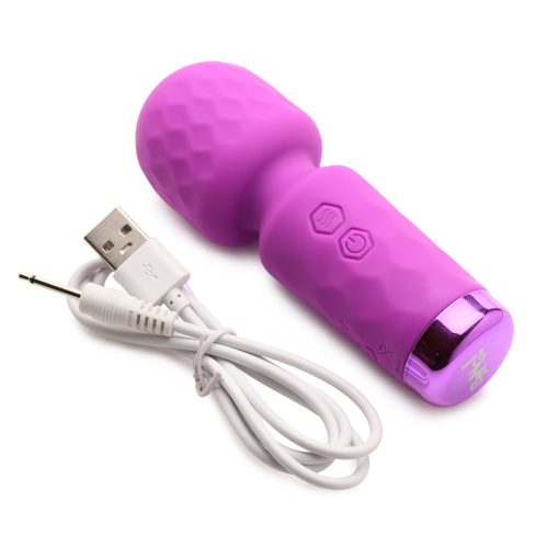 Bang! 10X Mini Silicone Wand Purple - Image 7