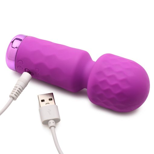 Bang! 10X Mini Silicone Wand Purple - Image 8