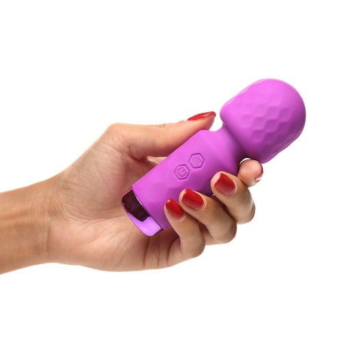 Bang! 10X Mini Silicone Wand Purple - Image 9