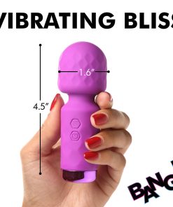Bang! 10X Mini Silicone Wand Purple