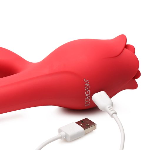 Bloomgasm Blooming Bunny Sucking & Thrusting Silicone Rabbit Vibrator - Image 11