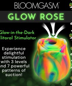 Bloomgasm Glow Rose Glow-In-The-Dark Rose Clit Stimulator