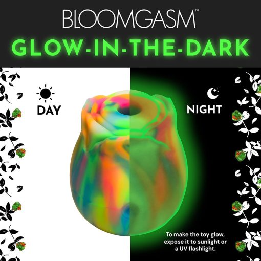 Bloomgasm Glow Rose Glow-In-The-Dark Rose Clit Stimulator - Image 10