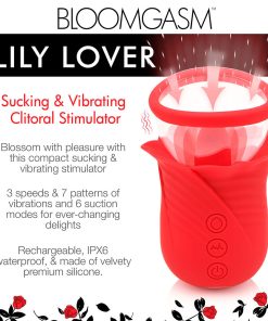 Bloomgasm Lily Lover Sucking & Vibrating Clitoral Stimulator