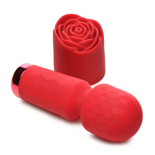 Bloomgasm Pleasure Rose-Petite Mini Silicone Rose Wand - Image 2