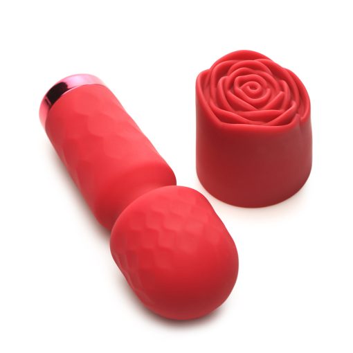 Bloomgasm Pleasure Rose-Petite Mini Silicone Rose Wand - Image 3