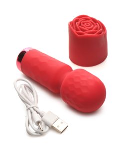 Bloomgasm Pleasure Rose-Petite Mini Silicone Rose Wand