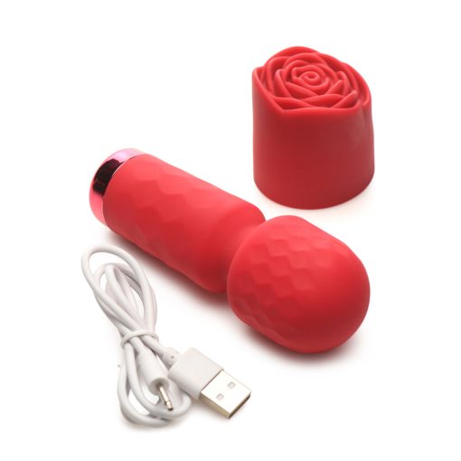 Bloomgasm Pleasure Rose-Petite Mini Silicone Rose Wand - Image 6
