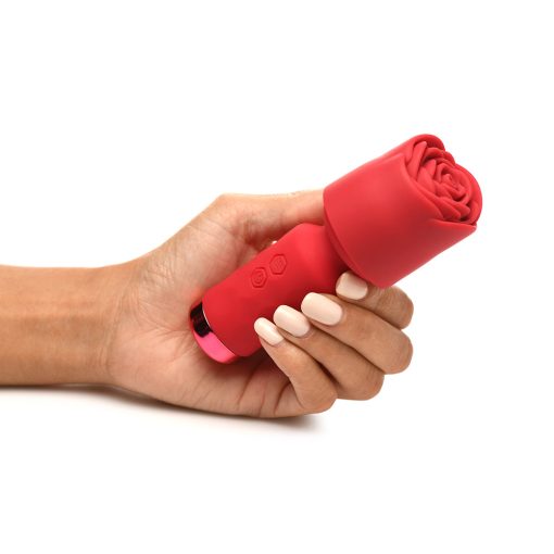 Bloomgasm Pleasure Rose-Petite Mini Silicone Rose Wand - Image 7