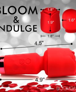 Bloomgasm Pleasure Rose-Petite Mini Silicone Rose Wand