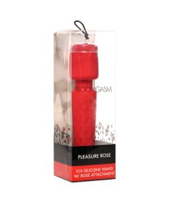 Bloomgasm Pleasure Rose 10X Silicone Wand With Rose Attachment