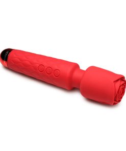 Bloomgasm Pleasure Rose 10X Silicone Wand With Rose Attachment