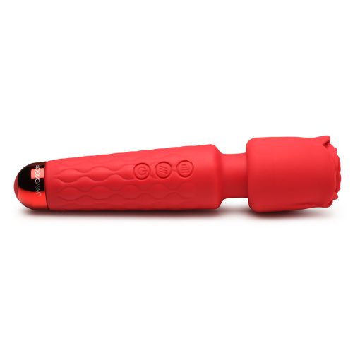 Bloomgasm Pleasure Rose 10X Silicone Wand With Rose Attachment - Image 4