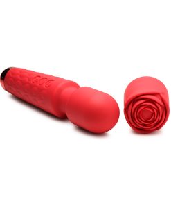 Bloomgasm Pleasure Rose 10X Silicone Wand With Rose Attachment