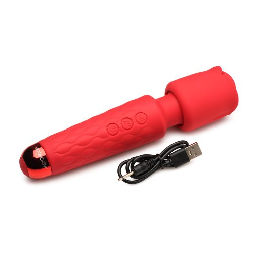 Bloomgasm Pleasure Rose 10X Silicone Wand With Rose Attachment - Image 11