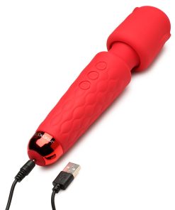 Bloomgasm Pleasure Rose 10X Silicone Wand With Rose Attachment