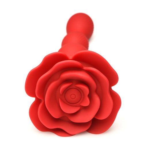 Bloomgasm Rose Twirl 10X Vibrating & Rotating Silicone Anal Beads - Image 3