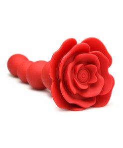 Bloomgasm Rose Twirl 10X Vibrating & Rotating Silicone Anal Beads
